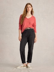 White Stuff Pink Naria Jumper - Image 1 of 6