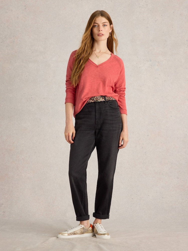 White Stuff Pink Naria Jumper - Image 1 of 6