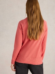 White Stuff Pink Naria Jumper - Image 2 of 6