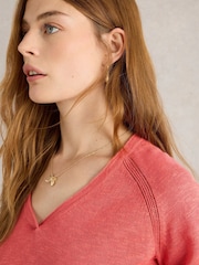White Stuff Pink Naria Jumper - Image 4 of 6