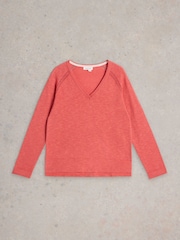 White Stuff Pink Naria Jumper - Image 5 of 6
