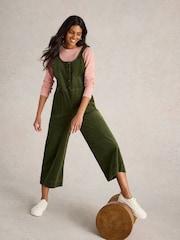 White Stuff Green Viola Cord Dungarees - Image 4 of 6