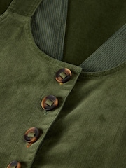 White Stuff Green Viola Cord Dungarees - Image 6 of 6