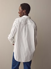 GANT Blue Relaxed Small Graphic 100% Cotton Shirt - Image 2 of 7