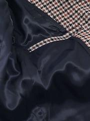 GANT Cream Regular Houndstooth Blazer - Image 6 of 7