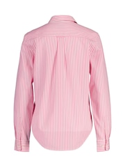 GANT Pink Regular Poplin Striped 100% Cotton Shirt - Image 5 of 5