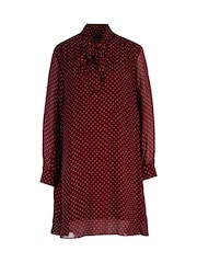 GANT Red Regular Dot Print Bow Dress - Image 1 of 2