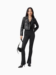 AllSaints Black Biker Jacket - Image 2 of 6