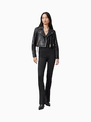 AllSaints Black Biker Jacket - Image 4 of 6