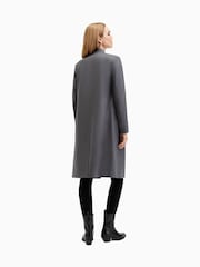 AllSaints Grey Sidney Coat - Image 7 of 9