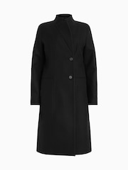 AllSaints Black Sidney Coat - Image 7 of 7