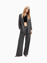 AllSaints Grey Aleida Tri Blazer - Image 5 of 8