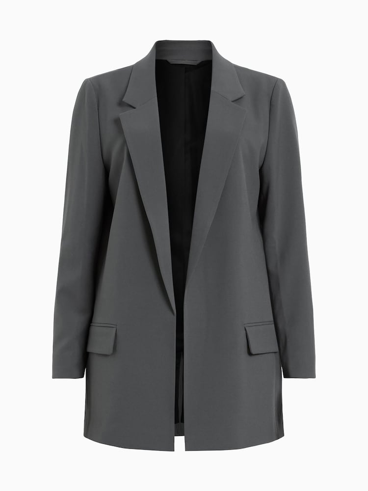 AllSaints Grey Aleida Tri Blazer - Image 8 of 8 AllSaints Grey Aleida Tri Blazer - Image 8 of 8