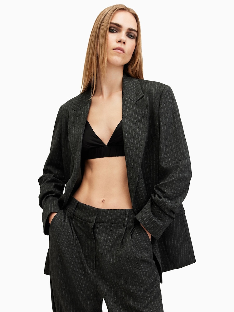 AllSaints Black Ella Bralette - Image 1 of 5