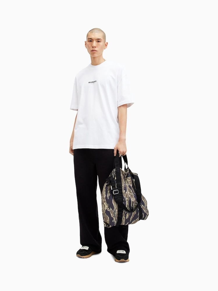 AllSaints White Subverse Short Sleeve Crew T-Shirt - Image 3 of 6