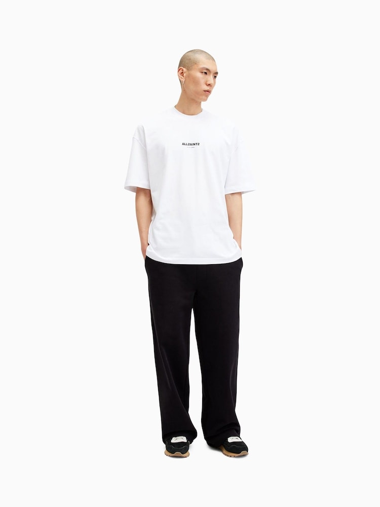 AllSaints White Subverse Short Sleeve Crew T-Shirt - Image 4 of 6