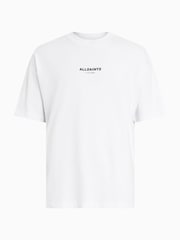 AllSaints White Subverse Short Sleeve Crew T-Shirt - Image 6 of 6