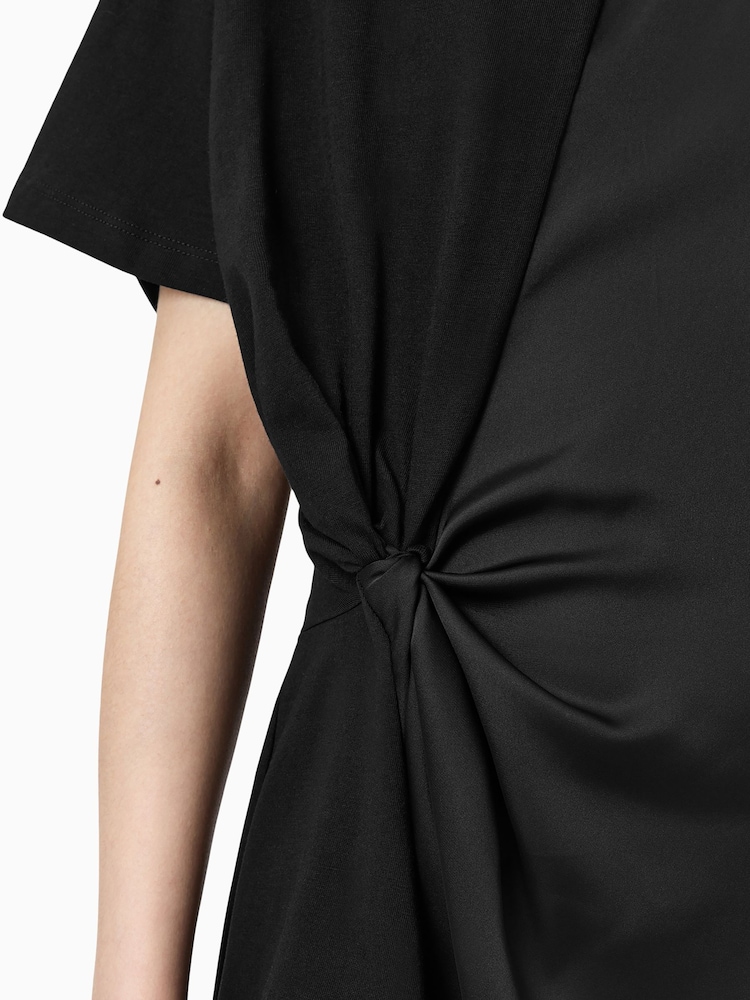 Buy AllSaints Black Lana Lace Trim Mini Dress from Next USA Buy AllSaints Black Lana Lace Trim Mini Dress from Next USA
