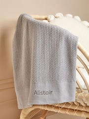 JoJo Maman Bébé Woven Cellular Blanket - Image 1 of 6
