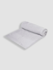 JoJo Maman Bébé Woven Cellular Blanket - Image 6 of 6