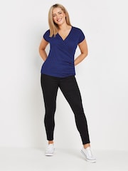 M&Co Ditsy Wrap Top - Imagen 2 de 4