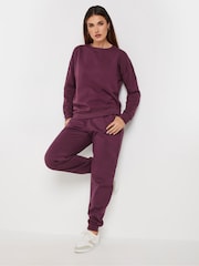 Long Tall Sally Red Cuffed Joggers - Image 1 of 5