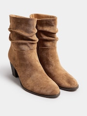 Long Tall Sally Natural Western Ankle Boots - Image 2 of 5