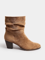 Long Tall Sally Natural Western Ankle Boots - Image 3 of 5