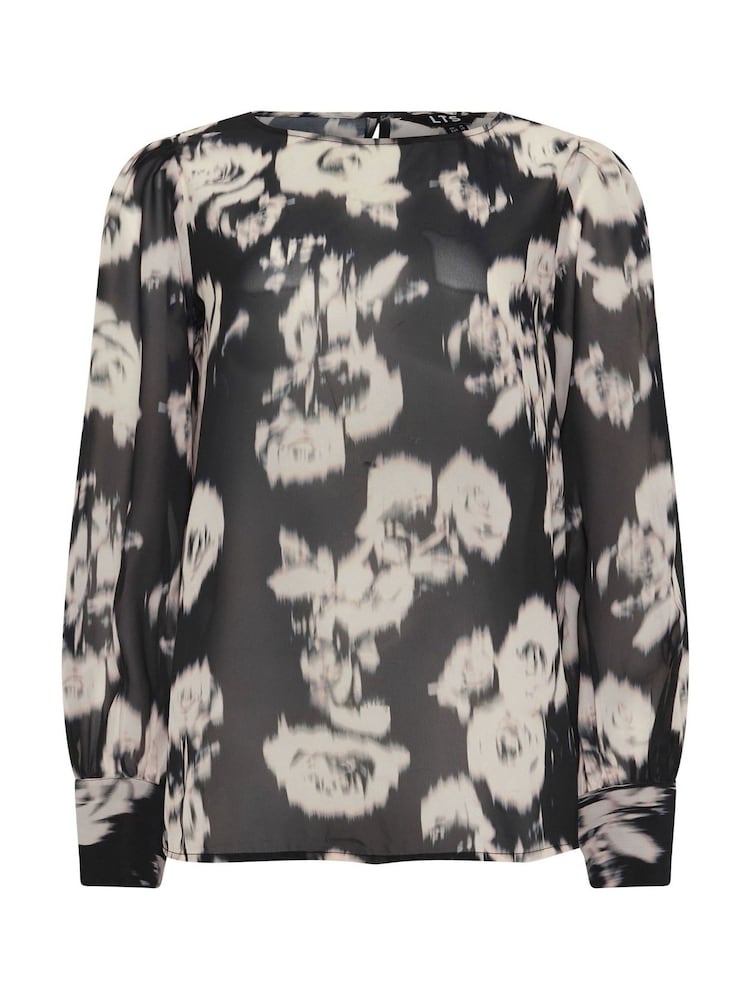 Schwarz - Long Tall Sally Leopard Print Scoop Neck Blouse - Bild 5 von 5 Schwarz - Long Tall Sally Leopard Print Scoop Neck Blouse - Bild 5 von 5