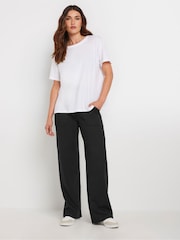 Long Tall Sally Black Patch Pocket Wide Leg Joggers - Image 1 of 5