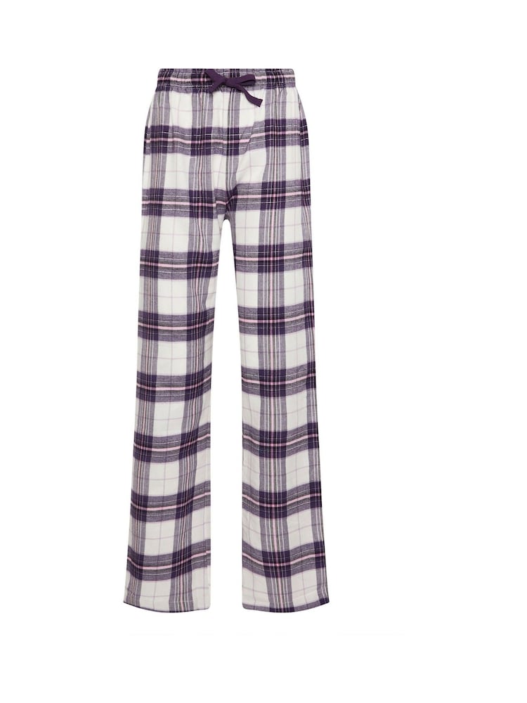 بنطلون بيجامة رياضي بنمط مربعات من Long Tall Sally - صورة 5 من 5