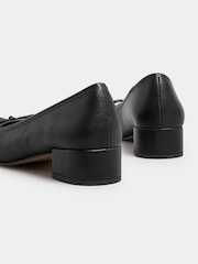 Long Tall Sally Black Heeled Ballet shoes - Image 4 of 5