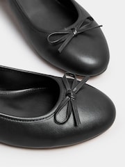 Long Tall Sally Black Heeled Ballet shoes - Image 5 of 5