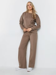 Long Tall Sally Natural Wide Leg Joggers - Image 1 of 5