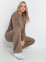 Long Tall Sally Natural Wide Leg Joggers - Image 4 of 5