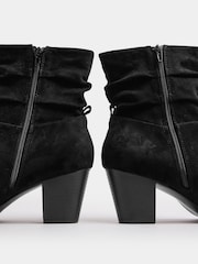 Long Tall Sally Black Western Ankle Boots - Image 5 of 5