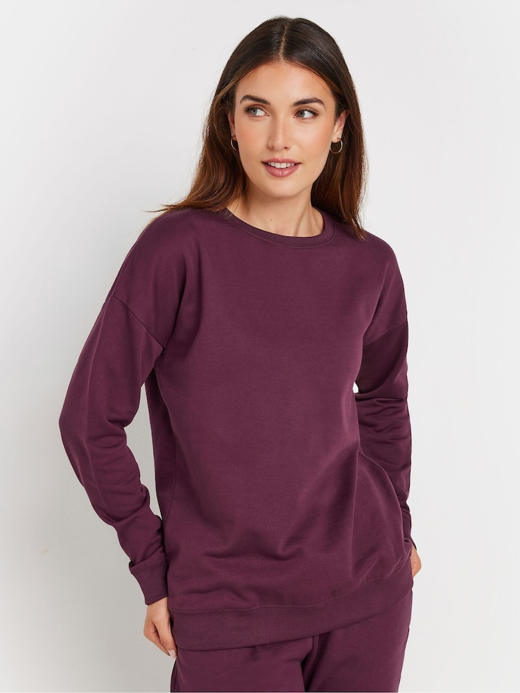 Rojo - Sudadera con cuello redondo de Long Tall Sally - Imagen 2 de 5 Rojo - Sudadera con cuello redondo de Long Tall Sally - Imagen 2 de 5