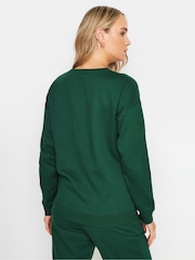 Long Tall Sally Green Crew Neck Sweatshirt - Image 3 of 4