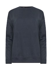 Long Tall Sally Blue Crew Neck Sweatshirt - Image 5 of 5
