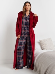 بنطلون بيجامة رياضي بنمط مربعات قطن 100% من Long Tall Sally - صورة 4 من 6