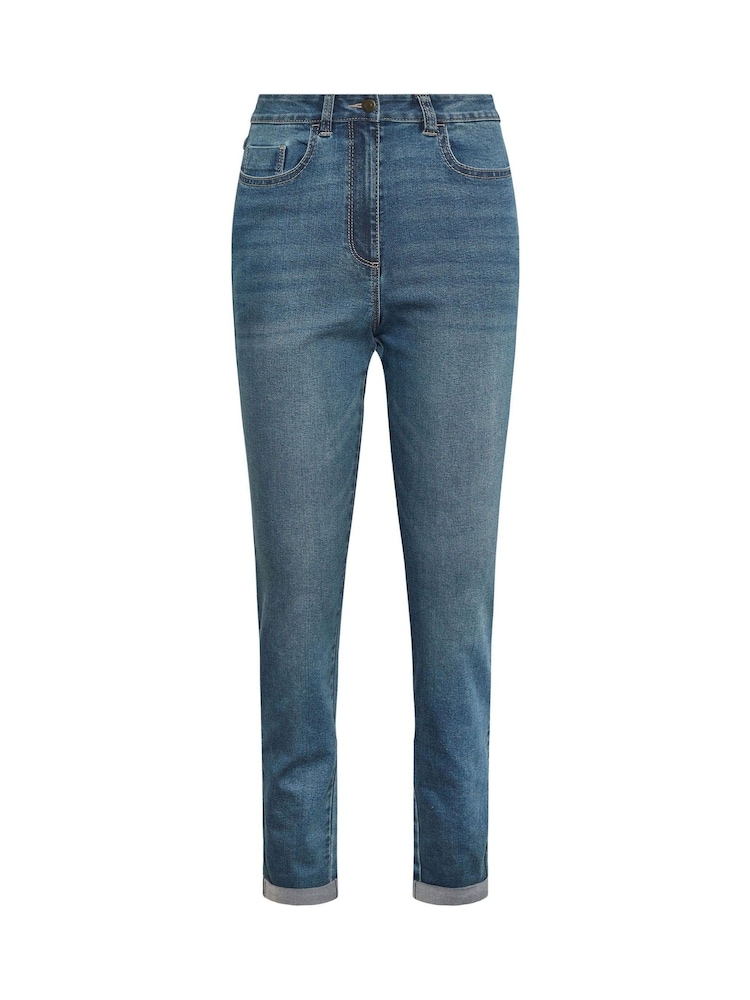 Long Tall Sally Blue Boyfriend Jeans - Image 5 of 5
