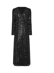 Long Tall Sally Black Sequin Dress - Image 6 of 6