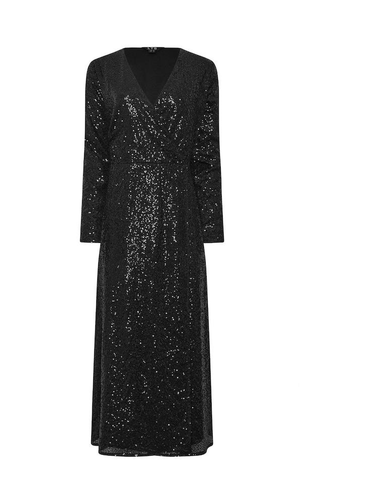 Long Tall Sally Black Sequin Dress - Image 6 of 6