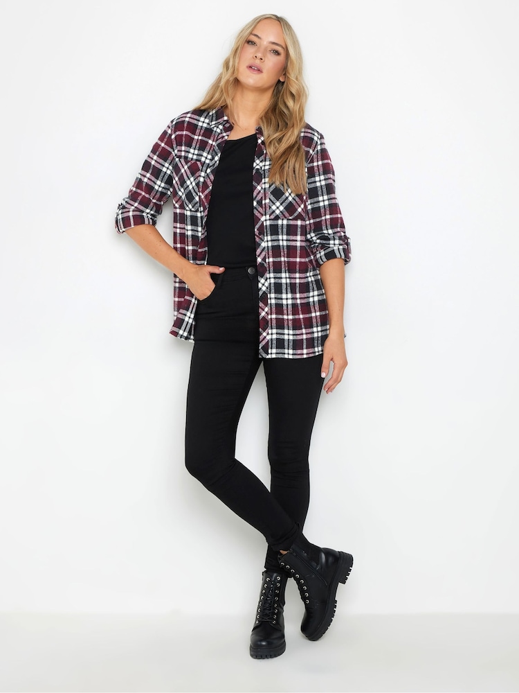 Rot - Long Tall Sally – kariertes Hemd aus 100 % Baumwolle - Bild 2 von 6 Rot - Long Tall Sally – kariertes Hemd aus 100 % Baumwolle - Bild 2 von 6