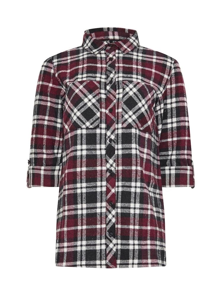 Rot - Long Tall Sally – kariertes Hemd aus 100 % Baumwolle - Bild 6 von 6 Rot - Long Tall Sally – kariertes Hemd aus 100 % Baumwolle - Bild 6 von 6