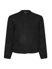 Long Tall Sally Black Cosy Bomber Jacket - Image 5 of 5