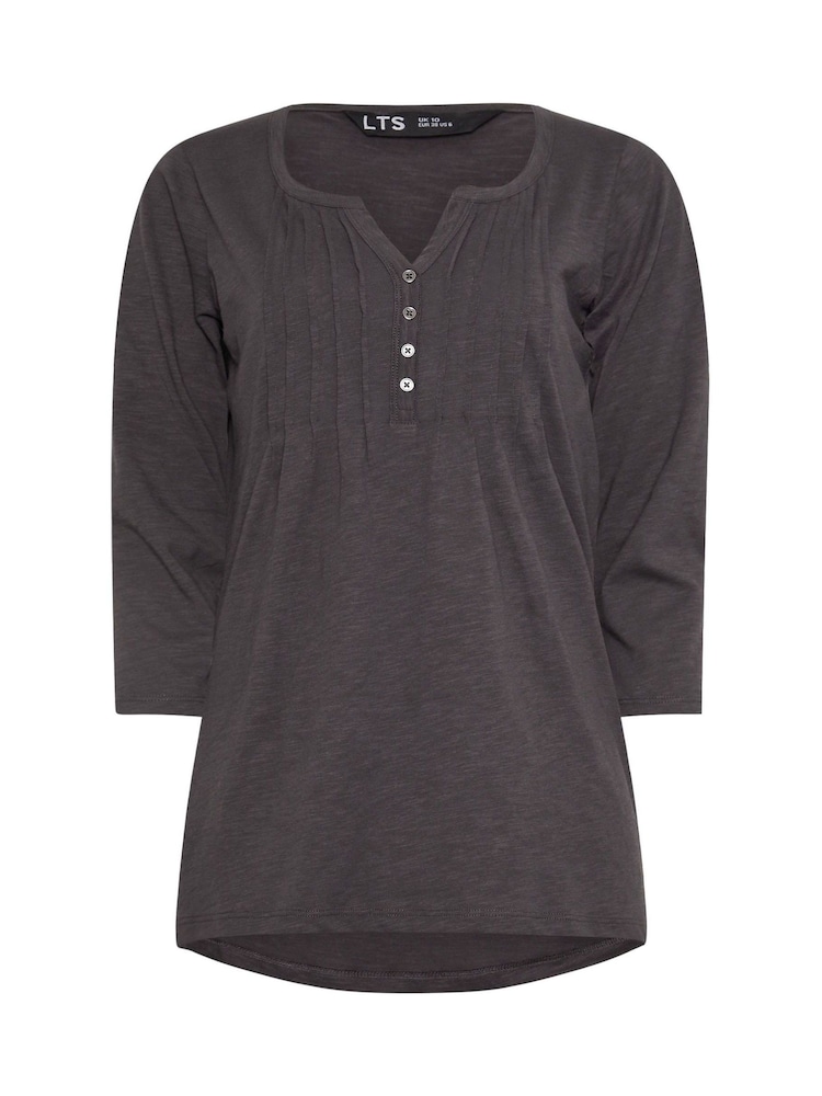 حزمة من 2 رداء علوي بفتحة رقبة بأزرار على الصدر وأكمام 3/4 وطيات صغيرة قطن 100% من Long Tall Sally - صورة 8 من 8 حزمة من 2 رداء علوي بفتحة رقبة بأزرار على الصدر وأكمام 3/4 وطيات صغيرة قطن 100% من Long Tall Sally - صورة 8 من 8