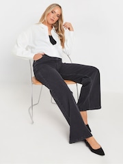 Long Tall Sally White Drop Shoulder 100% Cotton Shirt - Image 1 of 6