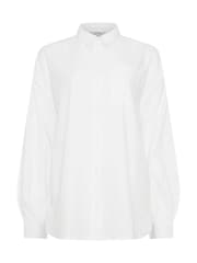 Long Tall Sally White Drop Shoulder 100% Cotton Shirt - Image 6 of 6