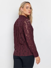 Long Tall Sally Red Lace Shirt - Image 2 of 5